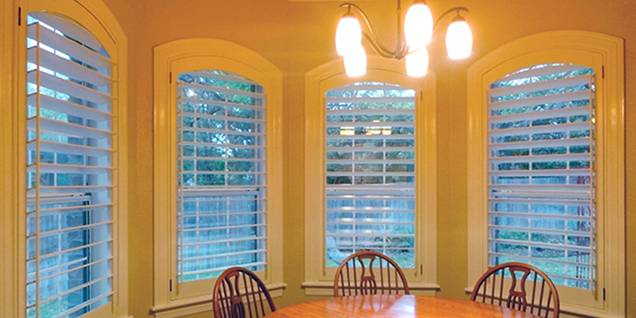 living room plantation shutters seamless fit Austin