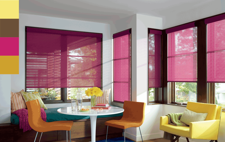 trending colors of 2019 roller shades dining room Hunter Douglas Austin 78758