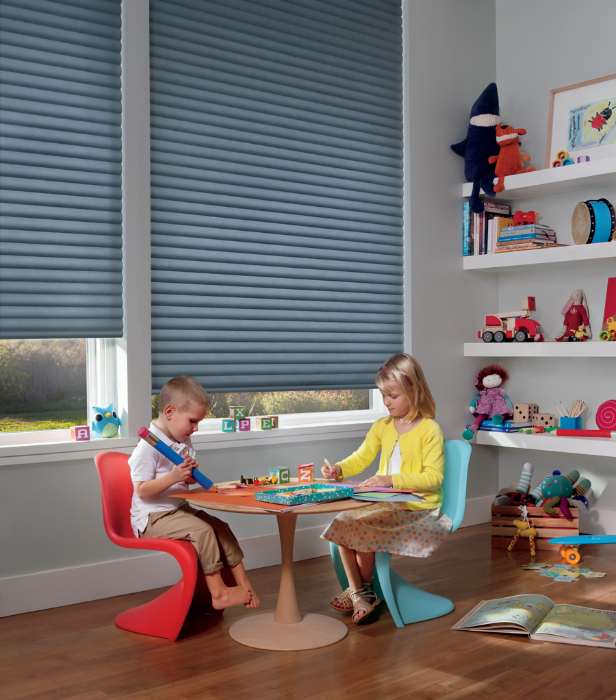 cordless child safe blinds play area Hunter Douglas Austin 78758