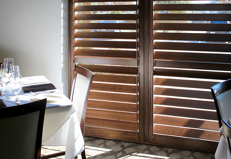 dining room plantation shutters O'Hair Hunter Douglas Austin 78758