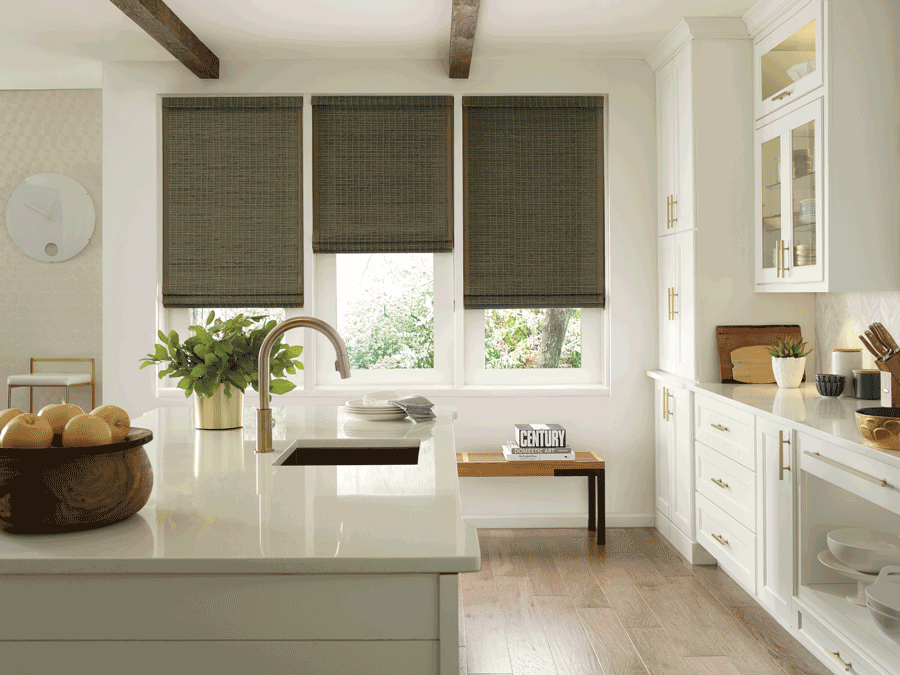 woven woods ideal for farmhouse window treatments austin tx