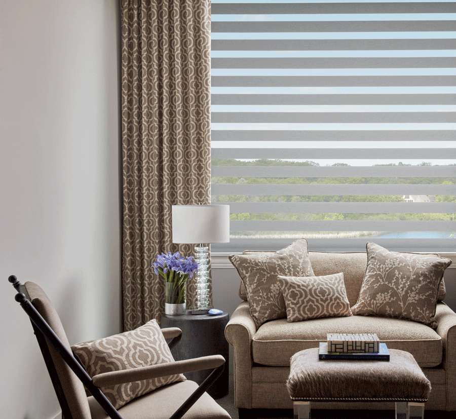 drapery panels to layer window treatments Austin TX