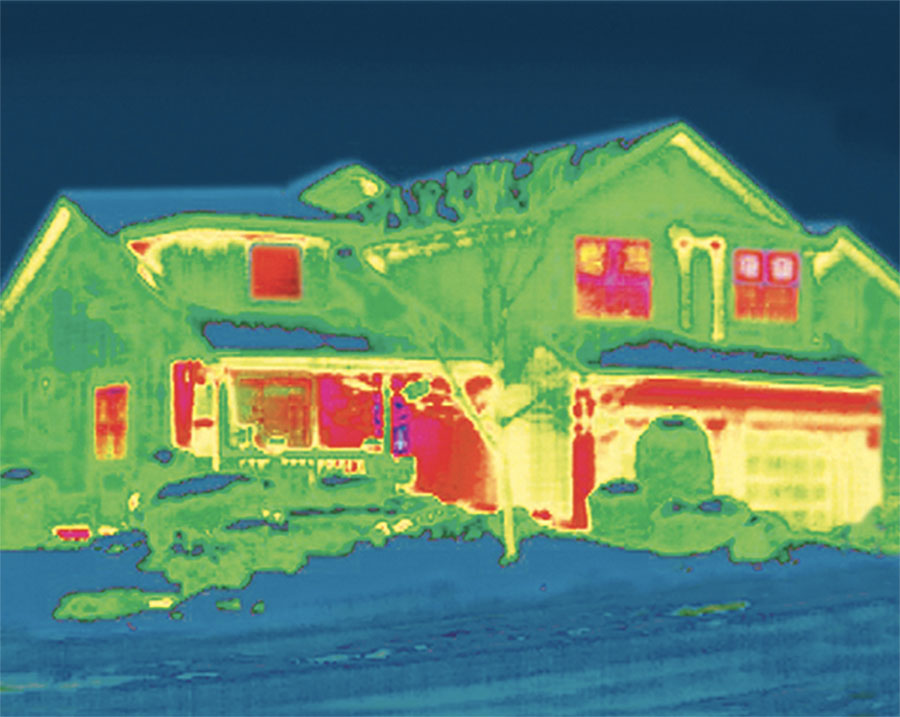 whole house visual of thermal effect