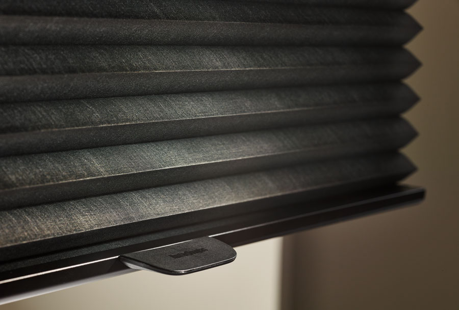 sleek cellular shades in dark ebony in Austin, TX