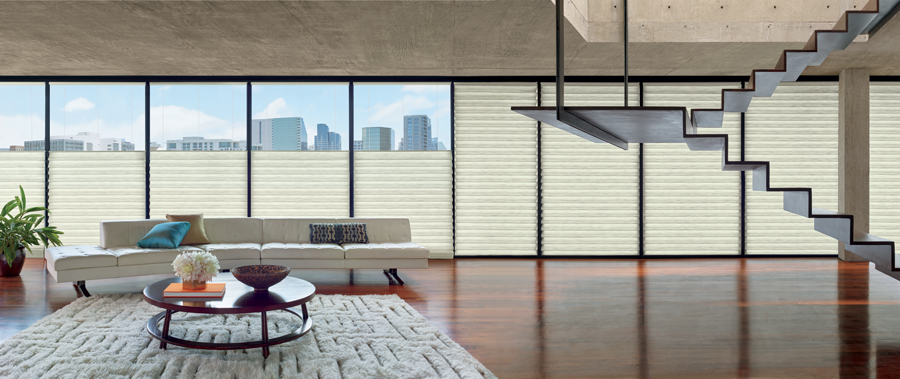 urban loft with top down bottom up shades for trends in window treatments