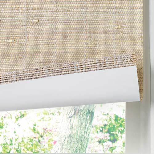 woven organic shade with backing for extra light control in austin, TX