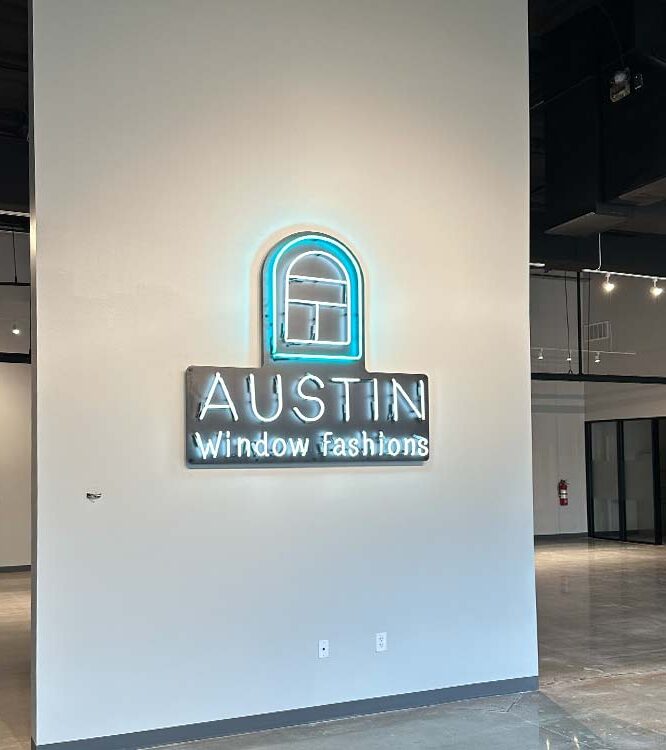 entrance for Austin Window Fashions window treatment store