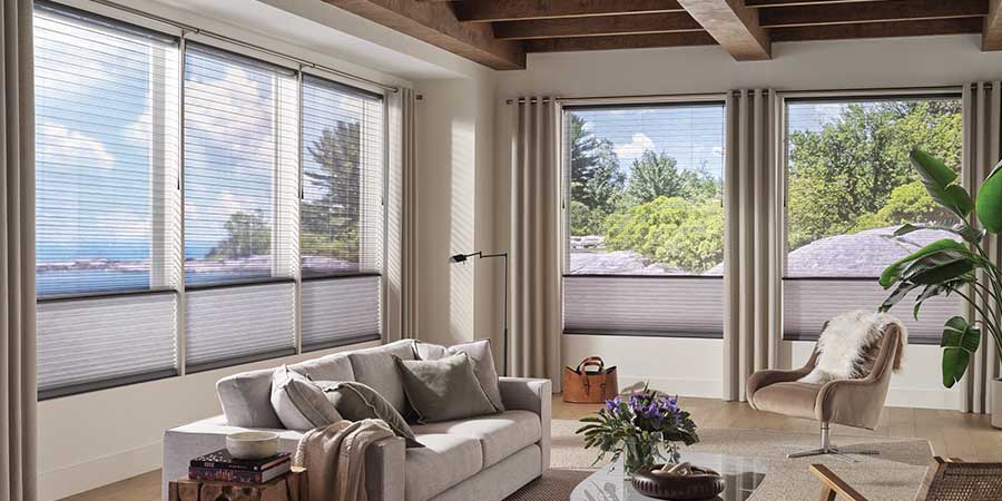 top down window in living room in Austin, TX