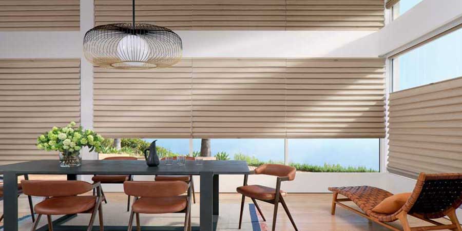 dining room window treatments in Austin TX