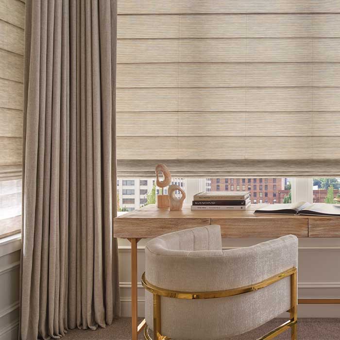 Alustra-Woven-Textures-Roman-Shades-hunter-douglas-austin-window-fashions